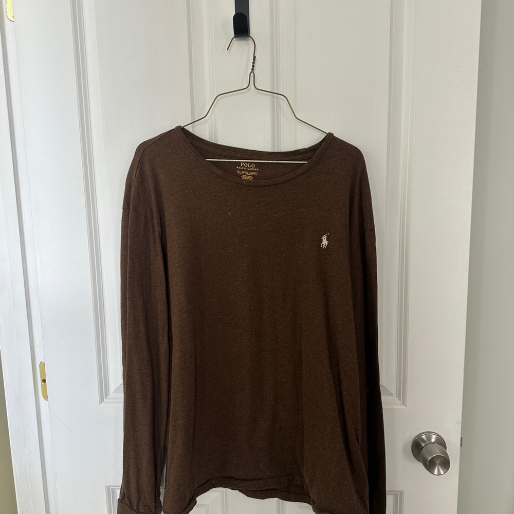 Ralph Lauren Chocolate Long Sleeve Top